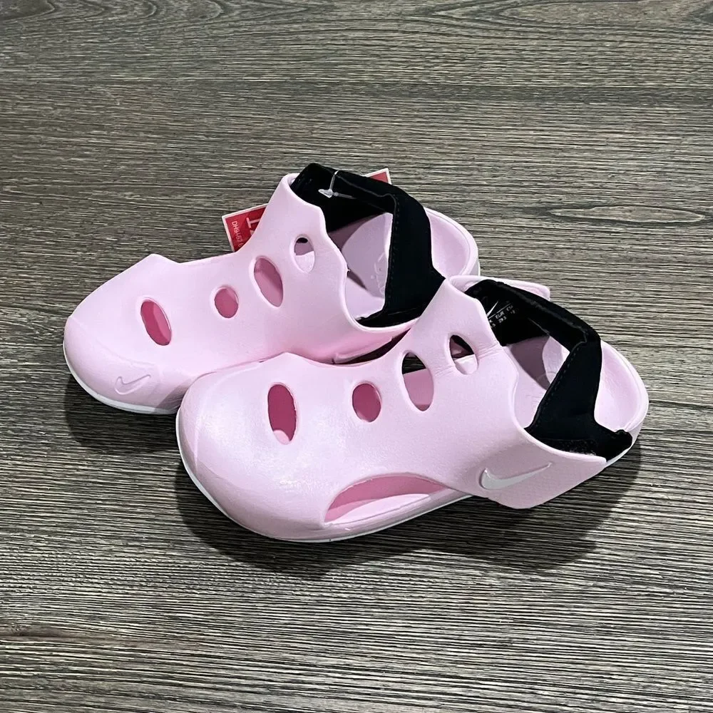 NWT Nike Sunray Protect 3 Toddler Sandals Pink White Black Size 12C DH9465-001